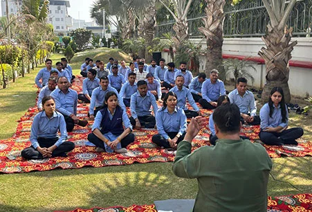 Yoga and Health Check-up Camp Organized at Ramco Steels Pvt. Ltd