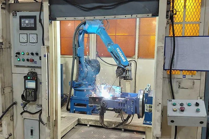 Robotic MIG Welding capability at Ramco